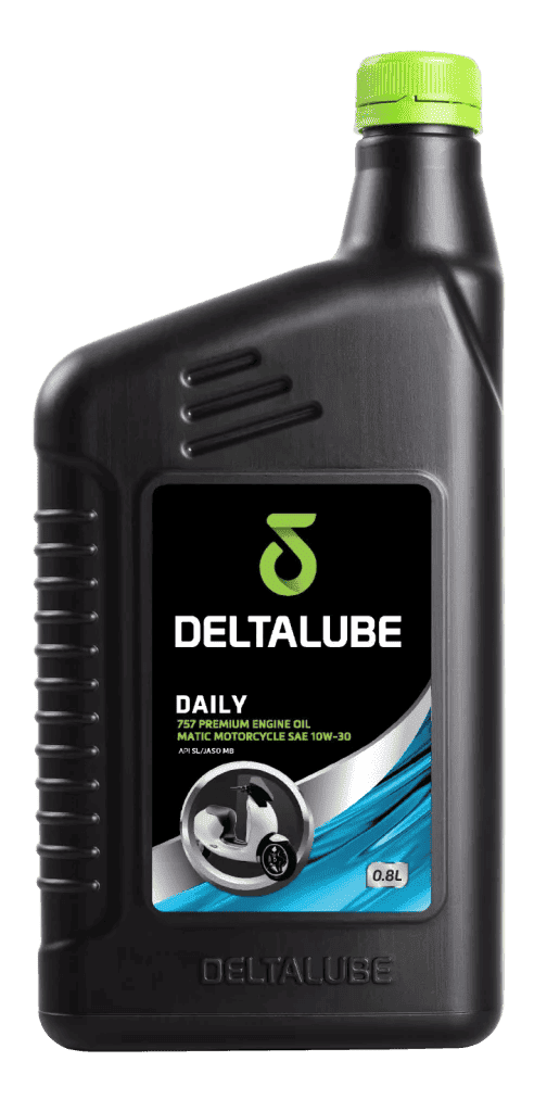 Deltalube Daily 757 Premium Oli Mesin SAE 10W-30 API SL | Motor (0,8L)